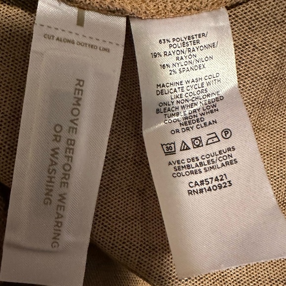 LOFT Checkered Ponte leggings size small tall - Picture 6 of 8